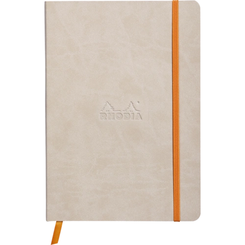 Rhodia Notizbuch A5 Softcover, 80 Bl 90g, liniert, Beige 117405C Rhodia Notizbuch A5 Softcover, 80 Bl 90g, liniert, Beige 117405C