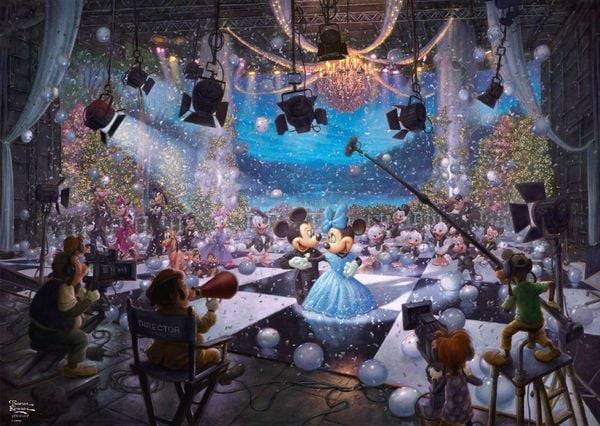 Schmidt Spiele - Thomas Kinkade - Disney, 100 Jahre Sonderedition 1, Limited Edition, 1000 Teile