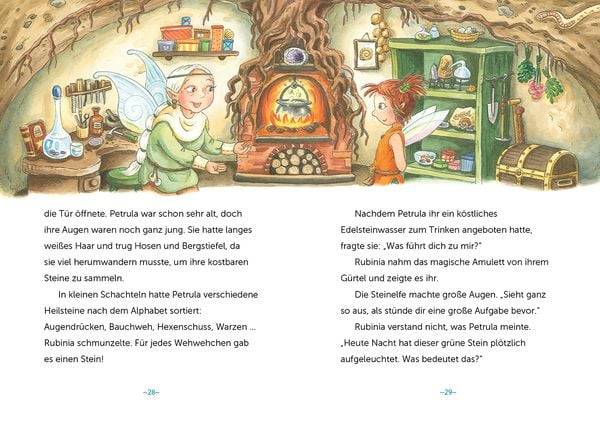 Rubinia Wunderherz, die mutige Waldelfe (Band 2) - Das Geheimnis der schwarzen Feder