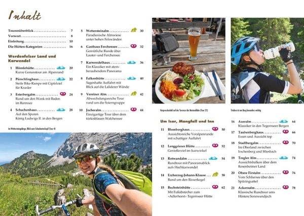 Hütten und Almen mit dem Mountainbike Bayerische Hausberge