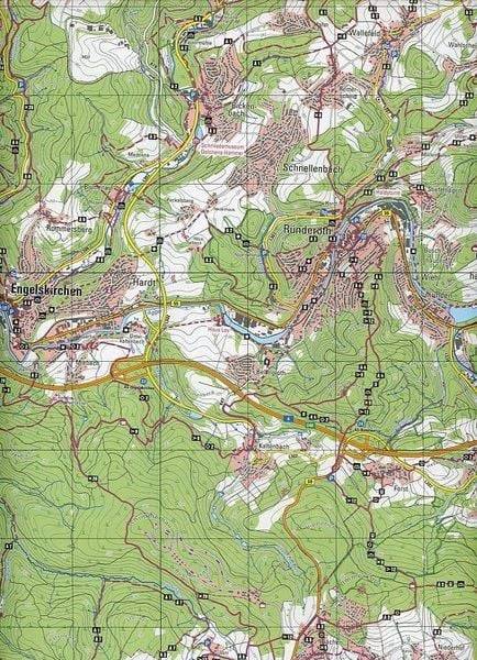 NRW-Wanderkarte 31. Oberbergisches Talsperrenland 1 : 25.000
