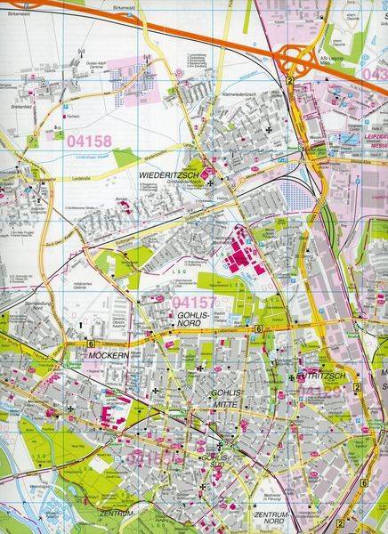 Stadtplan Leipzig 1 : 22 500