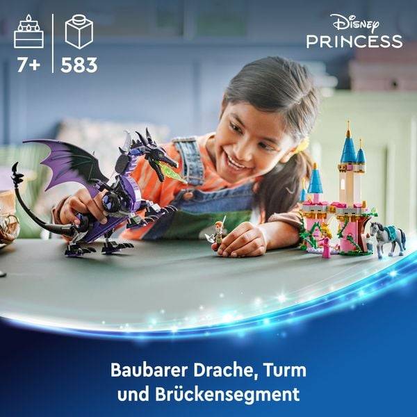 LEGO ǀ Disney Princess Malefiz als Drache, Dornröschen-Spielzeug 43240