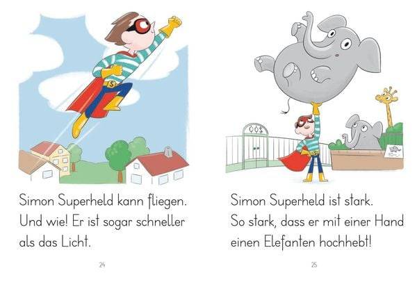 LESEZUG/1. Klasse: Simon Superheld