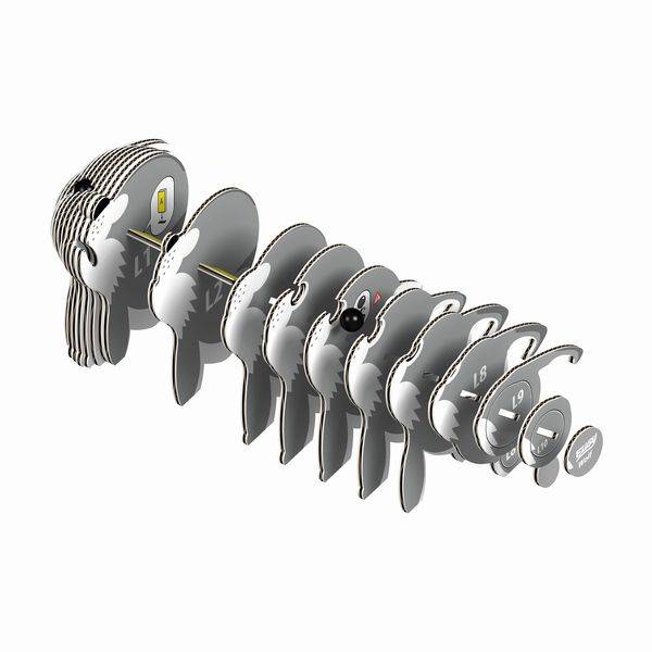 Eugy - 3D Bastelset Wolf