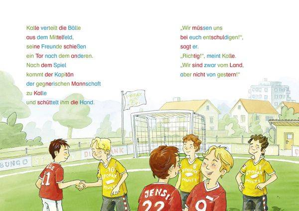 Silbengeschichten zum Lesenlernen - Fußballgeschichten