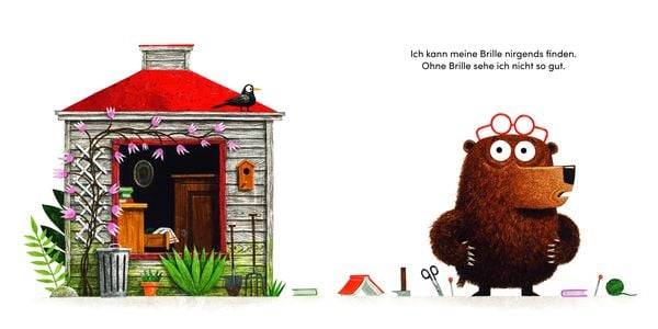 Bär und seine Brille