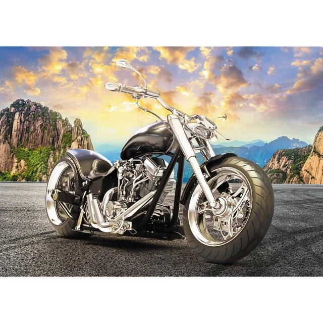 TREFL Black Motorbike Puzzle 500 Teile
