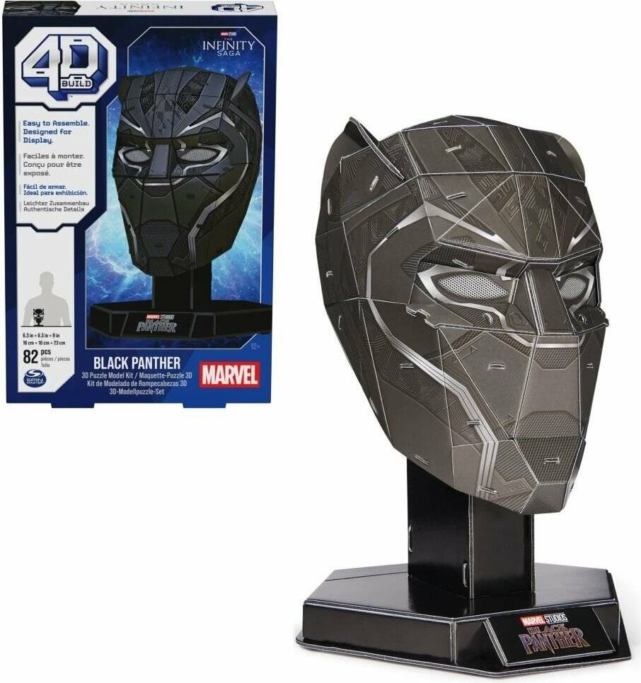 4D BUILD 3D Puzzle Marvel: Black Panther 82 Teile
