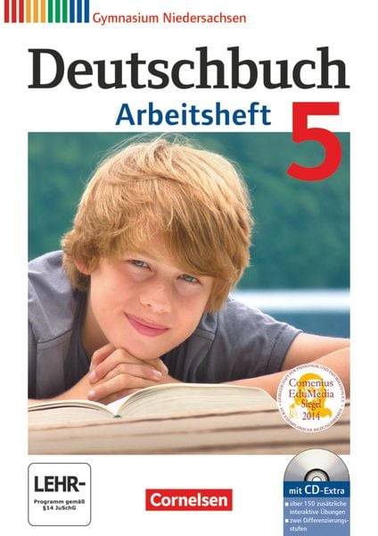 Deutschbuch Gymnasium - Niedersachsen - 2011 - 5. Klasse - Arbeitsheft mit Lösungen und Übungs-CD-ROM