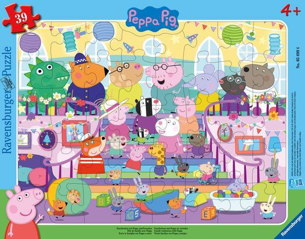 Ravensburger - Peppa Pig - Familienfest mit Peppa und Freunden, 39 Teile
