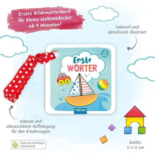 Trötsch Buggy-Buch Erste Wörter