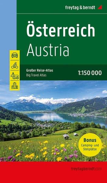 Österreich, Autoatlas 1:150.000, freytag & berndt