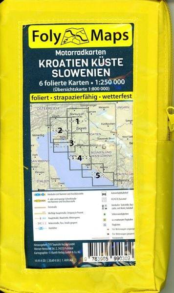 FolyMaps Motorradkarten Kroatien Slowenien