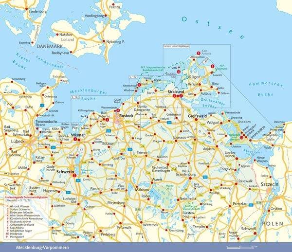TRESCHER Reiseführer Ostseeküste Mecklenburg-Vorpommern