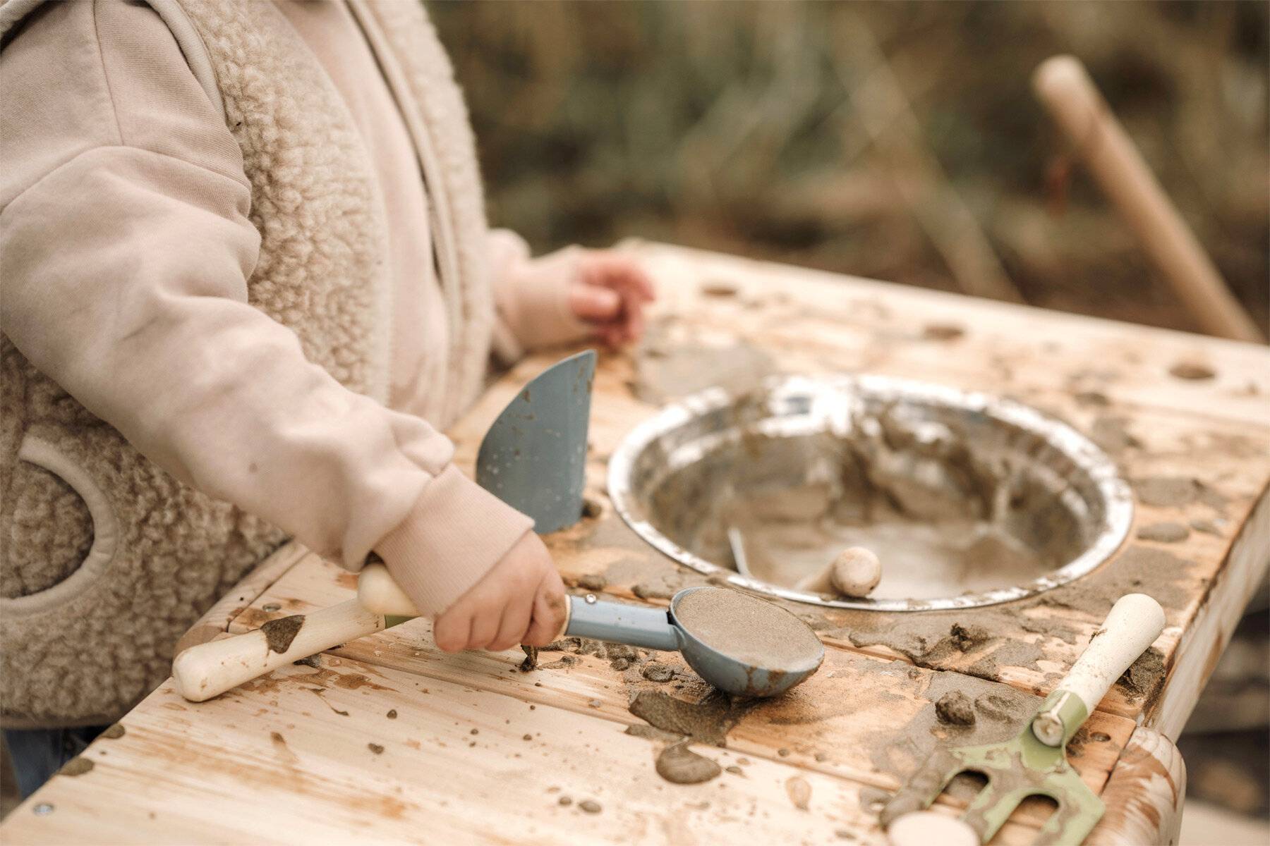 small foot Handschaufel-Set kompakt aus Holz und Metall