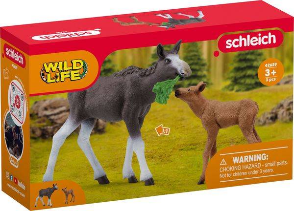 Schleich - Wild Life - Elch Familie