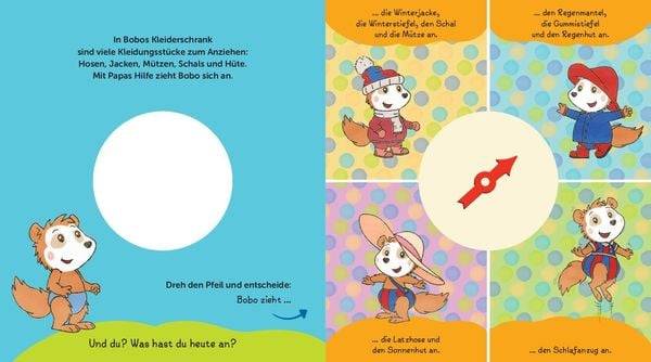 Was macht Bobo heute? Entscheide Du!