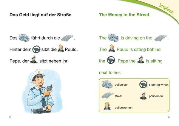 Bildermaus - Mit Bildern Englisch lernen - Polizeigeschichten - Police Stories