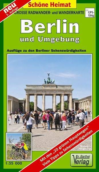 Berlin und Umgebung 1 : 35 000. Große Radwander- und Wanderkar