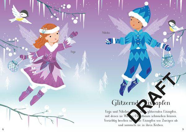 Mein erstes Anziehpuppen-Stickerbuch: Wilma, die Weihnachtsfee