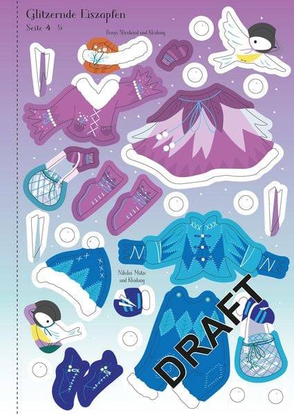 Mein erstes Anziehpuppen-Stickerbuch: Wilma, die Weihnachtsfee