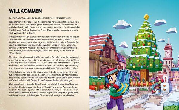 Escape-Adventskalender für Minecrafter: Der Angriff des Winter-Withers
