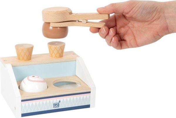 Small foot 12416 - Eistheke kompakt fresh, Holz, Zubehör für Kinderküche und Kaufladen, Spielset