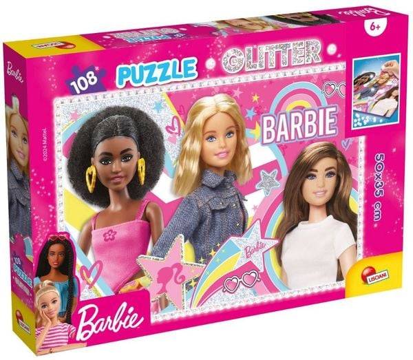 Barbie Glitter Puzzle 108- Best Friend Forever!