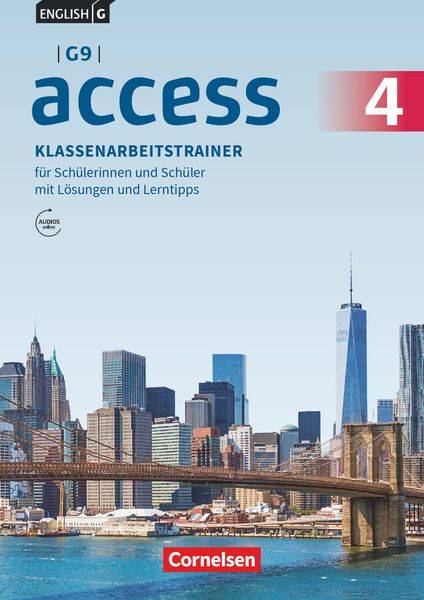 English G Access - G9 - Band 4: 8. Schuljahr - Klassenarbeitstrainer mit Audios und Lösungen online
