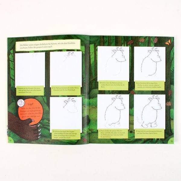 Zeichne mal den Grüffelo und seine Freunde