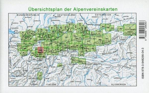 Ötztaler Alpen, Geigenkamm 1:25 000