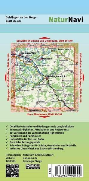 Geislingen an der Steige 1 : 25 000