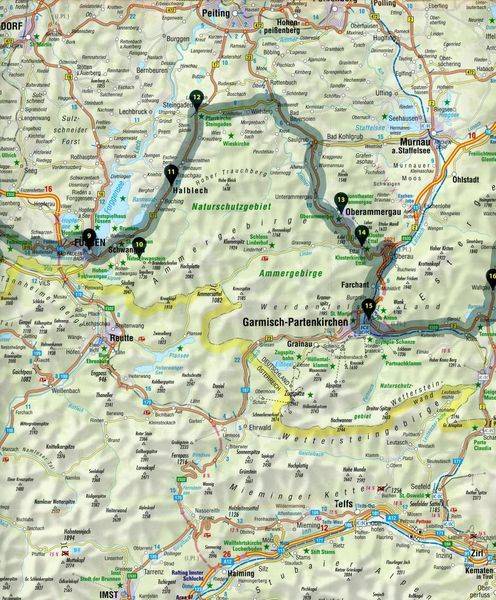 FolyMaps Deutsche Alpenstraße Spezialkarte