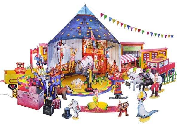 Zirkus Bastelbogen