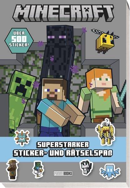 Minecraft: Superstarker Sticker- und Rätselspaß