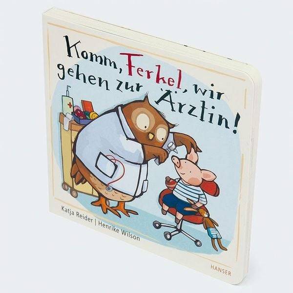 Komm, Ferkel, wir gehen zur Ärztin!