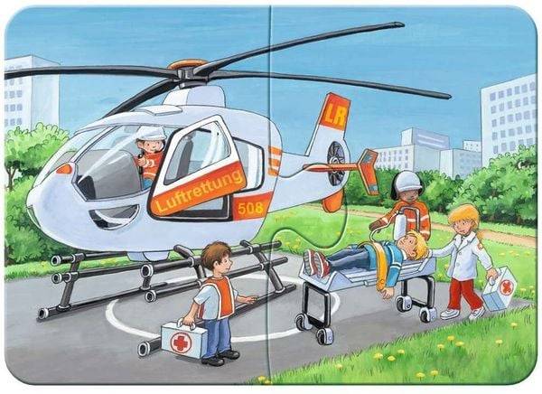 Puzzle Ravensburger MfP Meine Einsatzfahrzeuge 2, 4, 6, 8 Teile