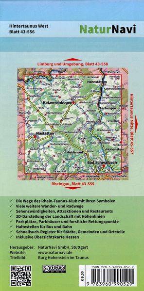 Hintertaunus West 1 : 25 000, Blatt 43-556