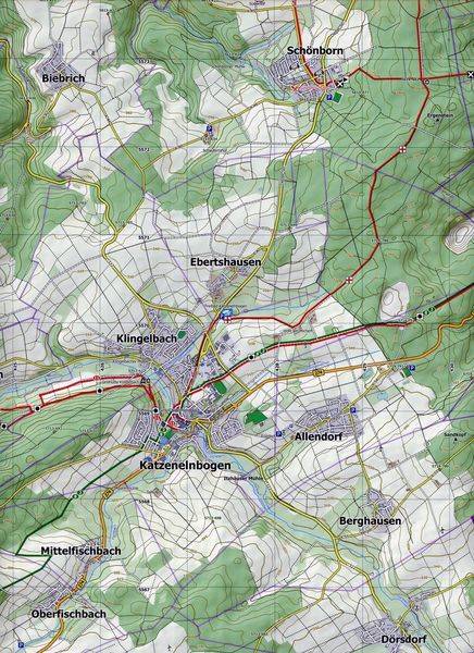 Hintertaunus West 1 : 25 000, Blatt 43-556