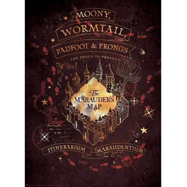 ABYstyle Harry Potter Crest & Marauders 2er Chibi Posters Set