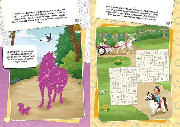 Schleich® Horse Club™ – Mein Sticker-Rätselspaß