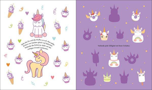 Gute-Laune-Rätsel für unterwegs - Einhörner