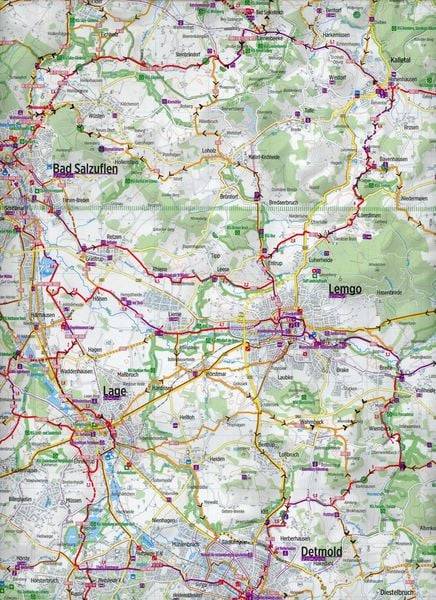 Radkarte Ostwestfalen Lippe 1:75.000 (RK-NRW07)