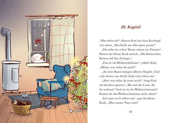 Schöne Weihnachten, kleiner Schneemann!