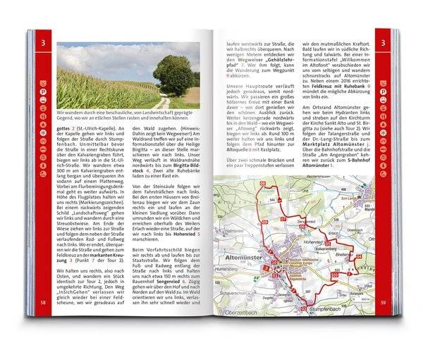 KOMPASS Wanderführer Augsburg mit Westlichen Wäldern, Wittelsbacher Land und Ammersee, 60 Touren mit Extra-Tourenkarte