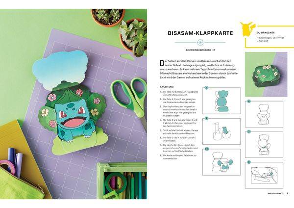 Pokémon: Das große Pokémon-Bastelbuch - Die schönsten Bastelideen aus Papier