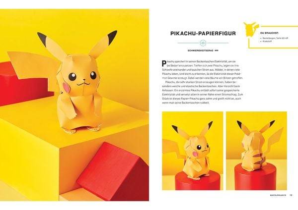 Pokémon: Das große Pokémon-Bastelbuch - Die schönsten Bastelideen aus Papier