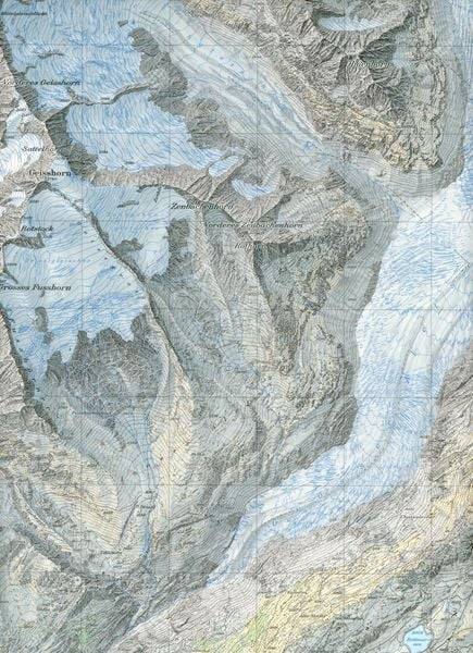 Swisstopo 1 : 25 000 Aletschgletscher