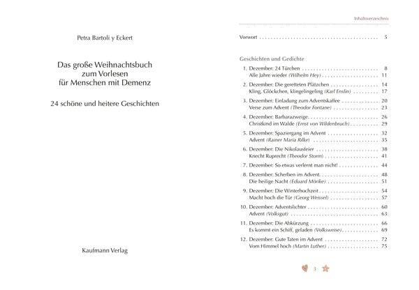 Das große Weihnachtsbuch zum Vorlesen für Menschen mit Demenz